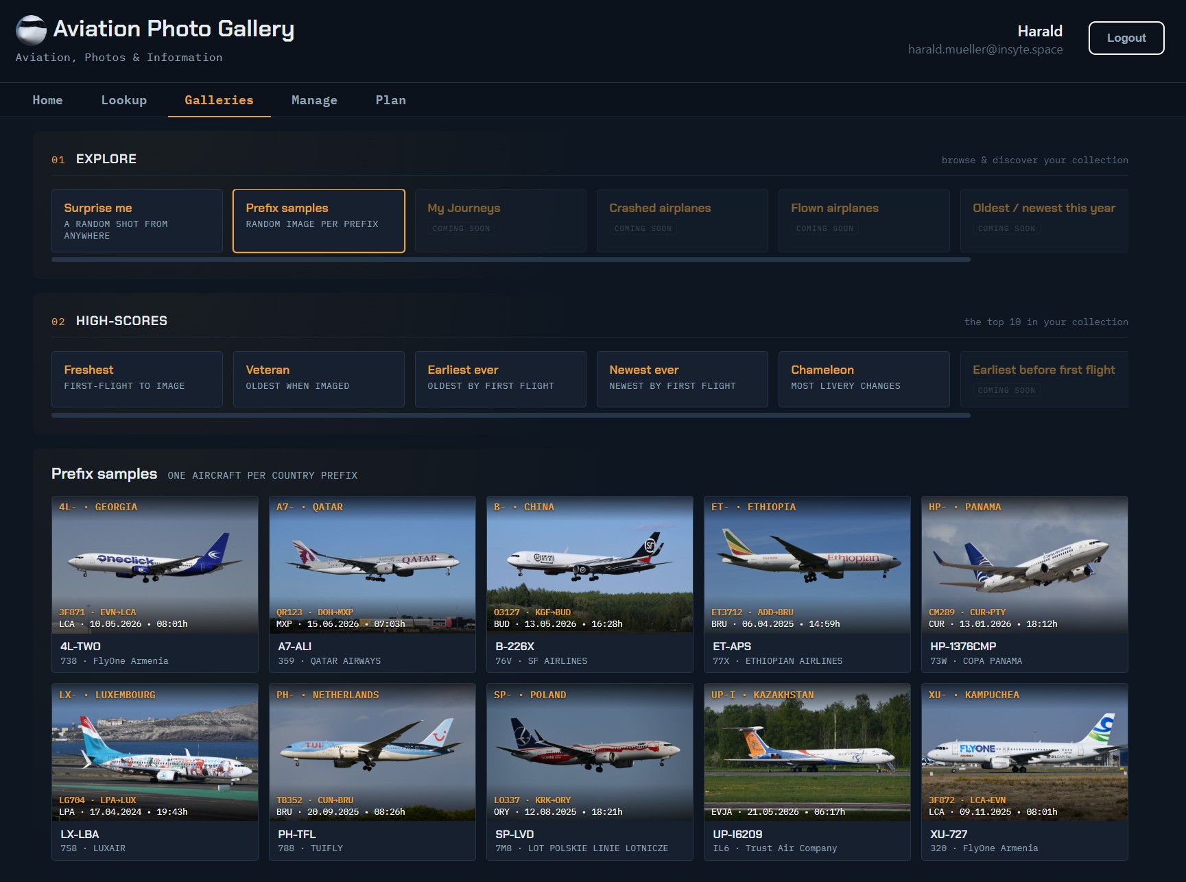 Galleries - prefix samples